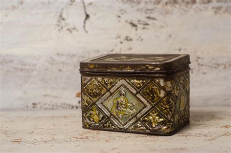 china metal boxes with hinged lids|decorative metal box with lid.